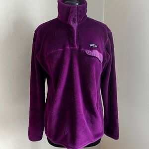 Patagonia Purple Re-Tool Fleece Sweatshirt Large-AMAZING